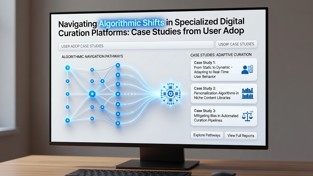 Chart illustrating user adoption curves following algorithmic updates on specialized curation platforms